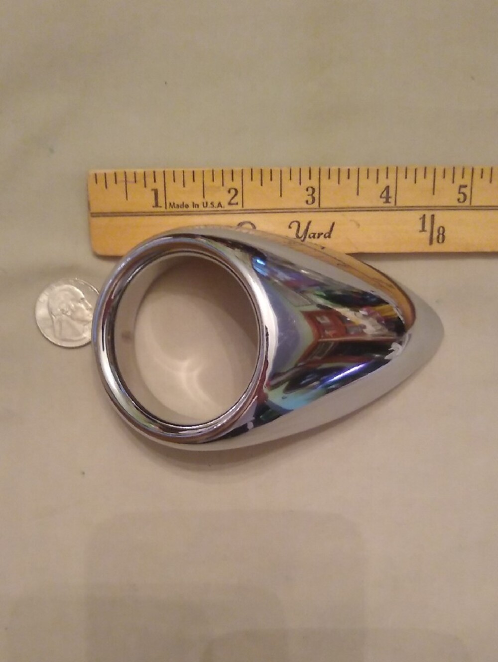 Chrome C -ring Teardrop - Picture 6 of 9